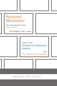 Samuel Menashe: New and Selected Poems