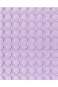 Bright Purple Blocks Sketchbook