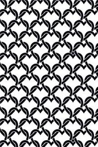 Bullet Journal Notebook Chained Hearts Pattern 10