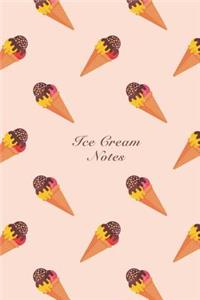 Ice Cream Notes