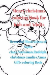 Merry Christmas Coloring Book for Kids and Adults