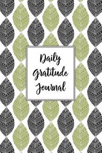 Gratitude Journal Abstract Leaves Pattern 5