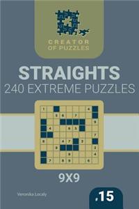 Creator of puzzles - Straights 240 Extreme (Volume 15)