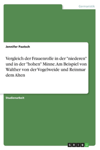 Vergleich der Frauenrolle in der niederen und in der hohen Minne. Am Beispiel von Walther von der Vogelweide und Reinmar dem Alten