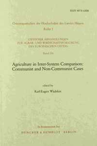 Agriculture in Inter-System Comparison