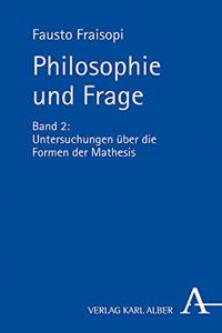 Philosophie Und Frage