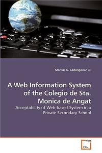 Web Information System of the Colegio de Sta. Monica de Angat