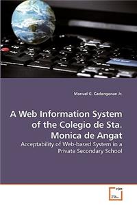 Web Information System of the Colegio de Sta. Monica de Angat