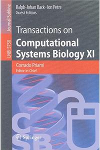 Transactions on Computational Systems Biology XI