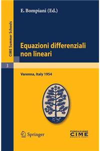 Equazioni Differenziali Non Lineari