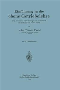 Einführung in Die Ebene Getriebelehre