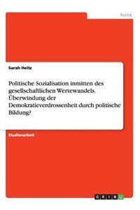 Politische Sozialisation inmitten des gesellschaftlichen Wertewandels. Überwindung der Demokratieverdrossenheit durch politische Bildung?