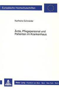 Aerzte, Pflegepersonal Und Patienten Im Krankenhaus