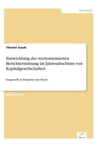 Entwicklung der wertorientierten Berichterstattung im Jahresabschluss von Kapitalgesellschaften