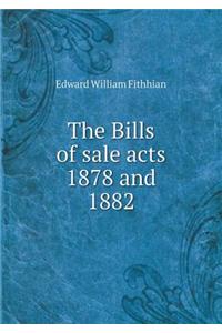 The Bills of Sale Acts 1878 and 1882