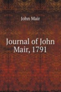 Journal of John Mair, 1791