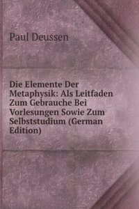 Die Elemente Der Metaphysik