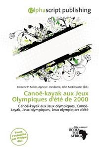 Cano -Kayak Aux Jeux Olympiques D' T de 2000