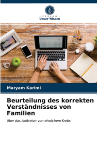 Beurteilung des korrekten Verständnisses von Familien
