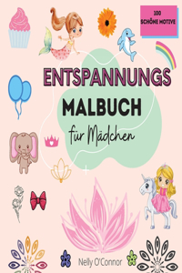 Entspannungs-Malbuch für Mädchen