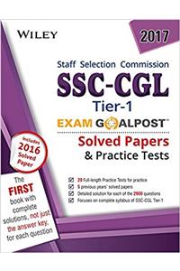 Wileys SSC-CGL, Tier-1, Exam Goalpost, Solved Papers & Practice Tests