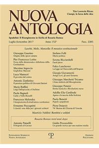 Nuova Antologia - A. CLII, N. 2283, Luglio-Settembre 2017