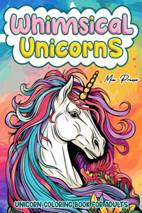 Unicorn coloring book for adults