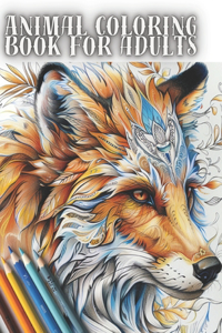 Animals Coloring Book For Adults