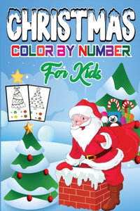 Christmas Color By Number For Kids