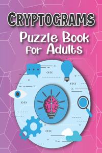 Cryptograms Puzzle Books For Adults Large Print