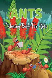 Ants Coloring Book for Kids