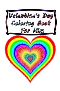Valentine's Day Coloring Book For Him