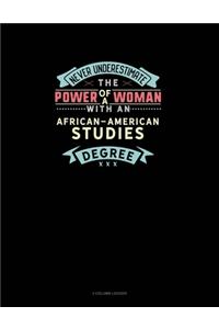 Never Underestimate The Power Of A Woman With An African-American Studies Degree