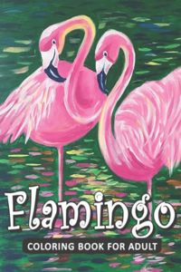Flamingo Coloring Book For Adults