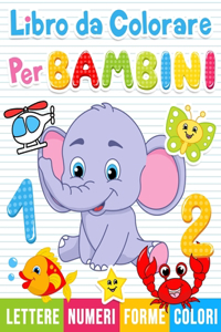 Libro da colorare per bambini