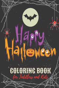 Halloween Coloring Book For Toddlers and Kids