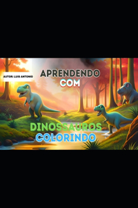 Colorindo e aprendendo com os dinossauros