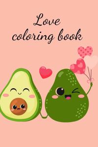 Love coloring book