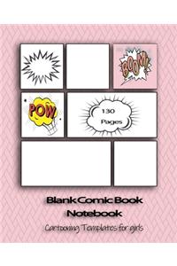 Blank Comic Book Notebook