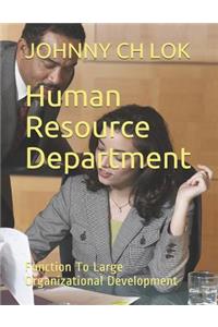 Human Resource Department