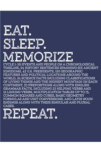 My Blue Memorization Notebook
