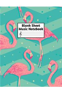 Blank Sheet Music Notebook