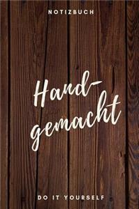Handgemacht Notizbuch Do it yourself