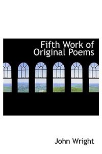 Fifth Work of Original Poems