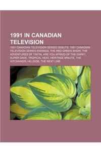 1991 in Canadian Television