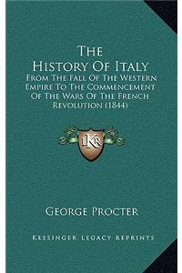 The History of Italy