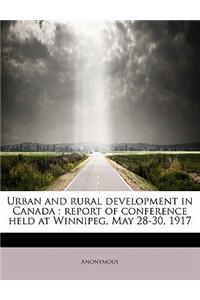 Urban and Rural Development in Canada