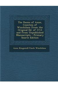 The Poems of Anne, Countess of Winchilsea