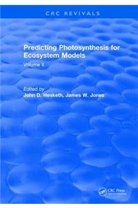Predicting Photosynthesis For Ecosystem Models