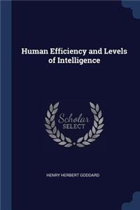 Human Efficiency and Levels of Intelligence